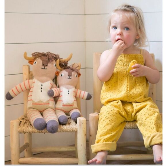 BLABLA Pablo The Longhorn Kids Knit Doll New No Tags - Picture 6 of 6